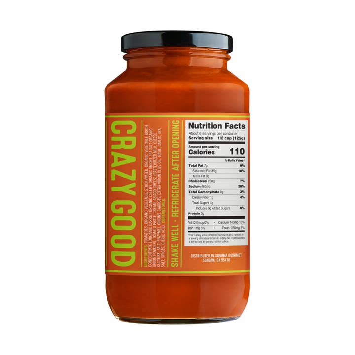 Sonoma Gourmet - Wholesale Pasta Sauce - Slow-Simmered Tomato and Asiago Pasta Sauce
