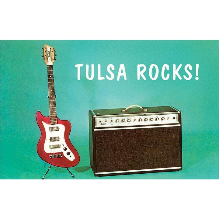 Postcard OK-137 Tulsa Rocks! for wholesale by Found Image Press