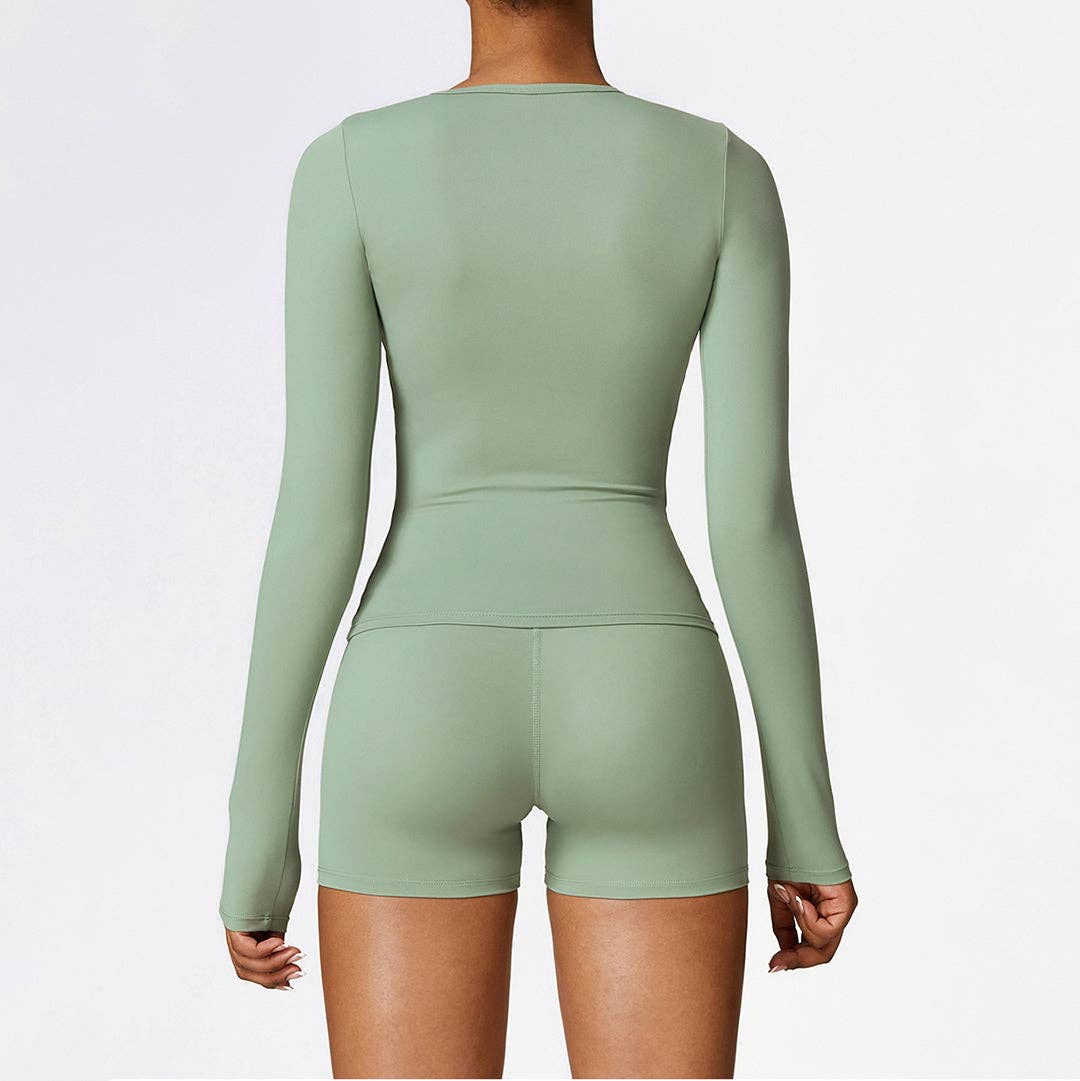 WONDERXFANS - Wholesale Athletic Top - Women's - Yoga running sports long sleeve tops5