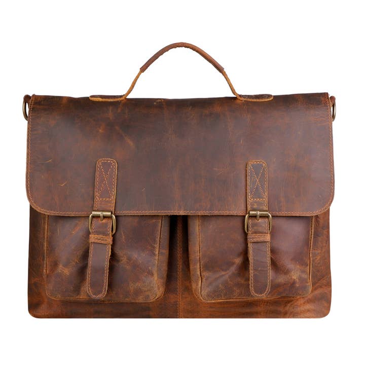 Classy Leather Bags - Wholesale Messenger Bag - Men's - The Genuine Buffalo