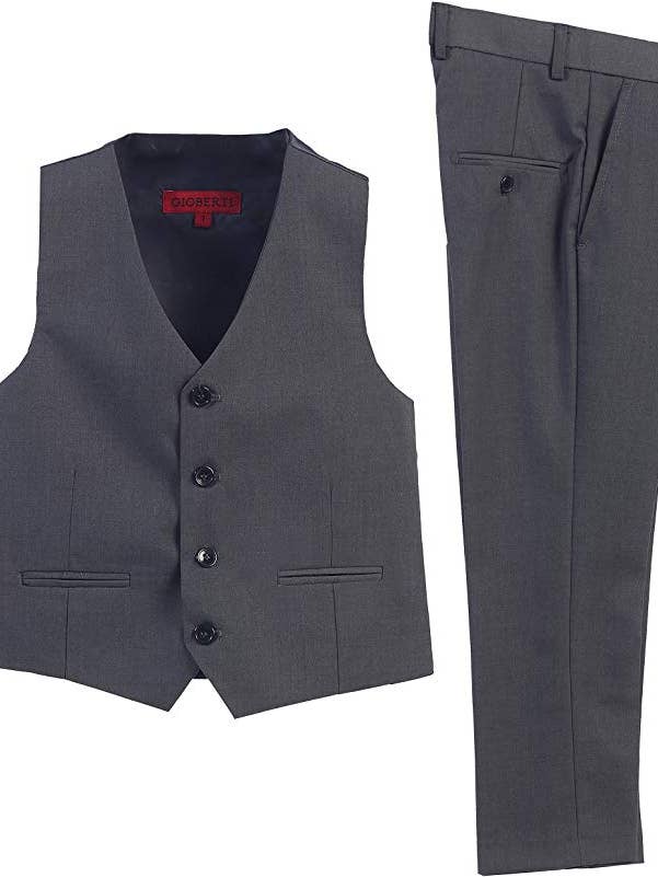 b-one inc - Wholesale Suit Set - Kids - Boy's Formal 2 -Piece Suit Vest GB-BVS2