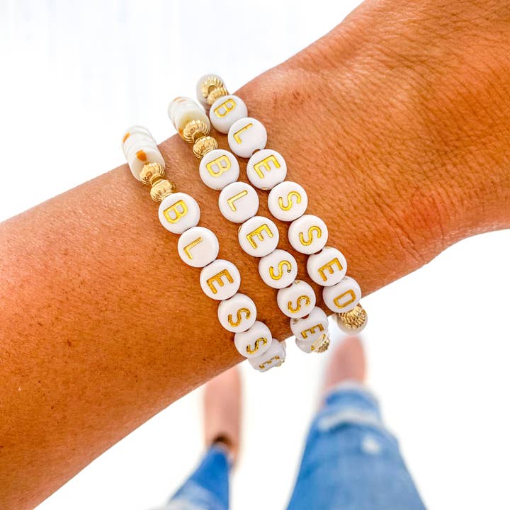Savvy Bling - Vente Bracelet de perles - Bracelets Heishi de Noël4