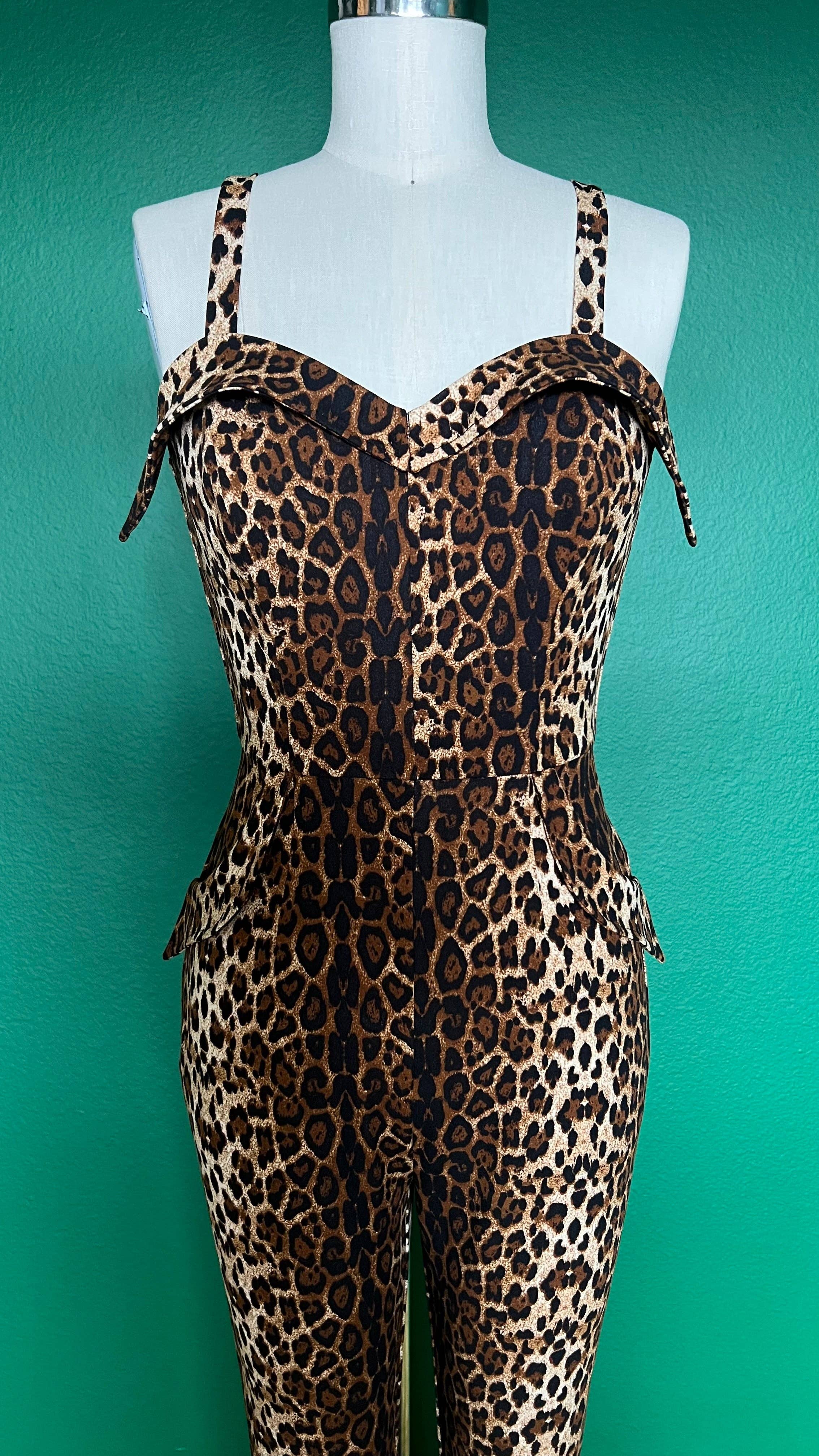 Elle Rebel - Wholesale Jumpsuit - Women's - Sumatra Leopard Jumpsuit4