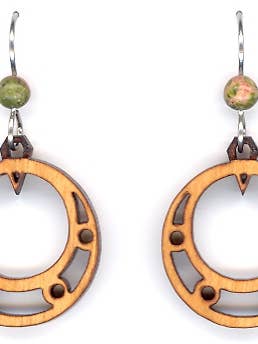 Open Center Earring for wholesale by Woodcutts Inc.