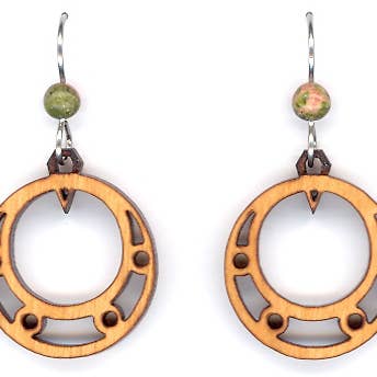Woodcutts Inc. - Wholesale Dangle Earrings - Open Center Earring0