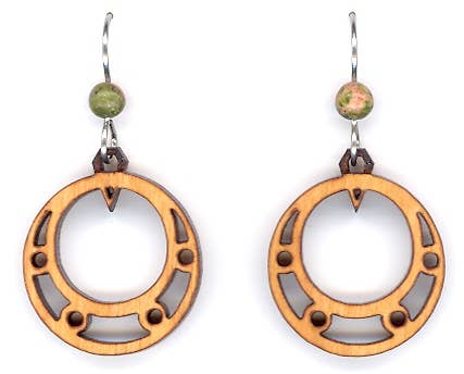 Woodcutts Inc. – Brincos de argola por atacado – Brinco de centro aberto0