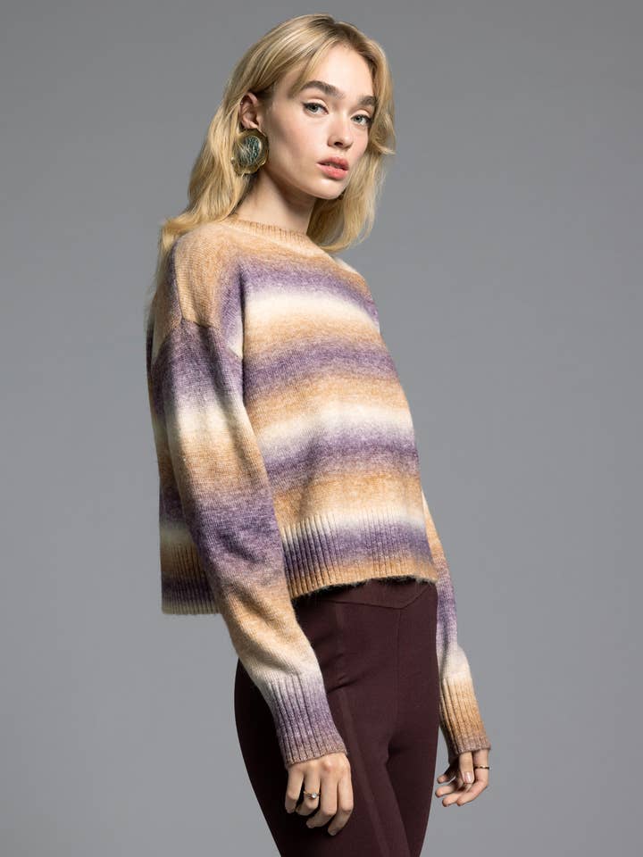 Weekend Los Angeles - Wholesale Knit Sweater - Women's - Cropped Knit Sweater - RAVI SWEATER