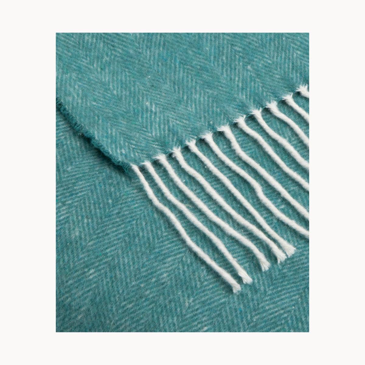 SOFIA TOSCANO - Wholesale Throw blanket - Super Soft Babele Herringbone - Plaid in Recycled Cotton2