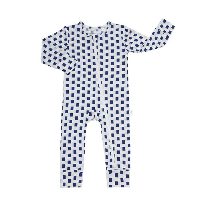 Basically Soho - Wholesale Jumpsuit – Baby - Zippered Romper in Paris Bistro2