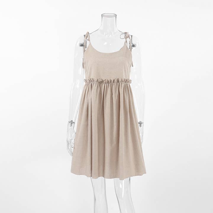 Hope & Sunshine - Wholesale Dress - Women's - Cotton Linen A-Line Sundress