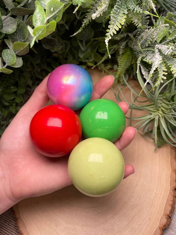 Aura/ Manmade Stone Sphere for wholesale by Copper Ashes