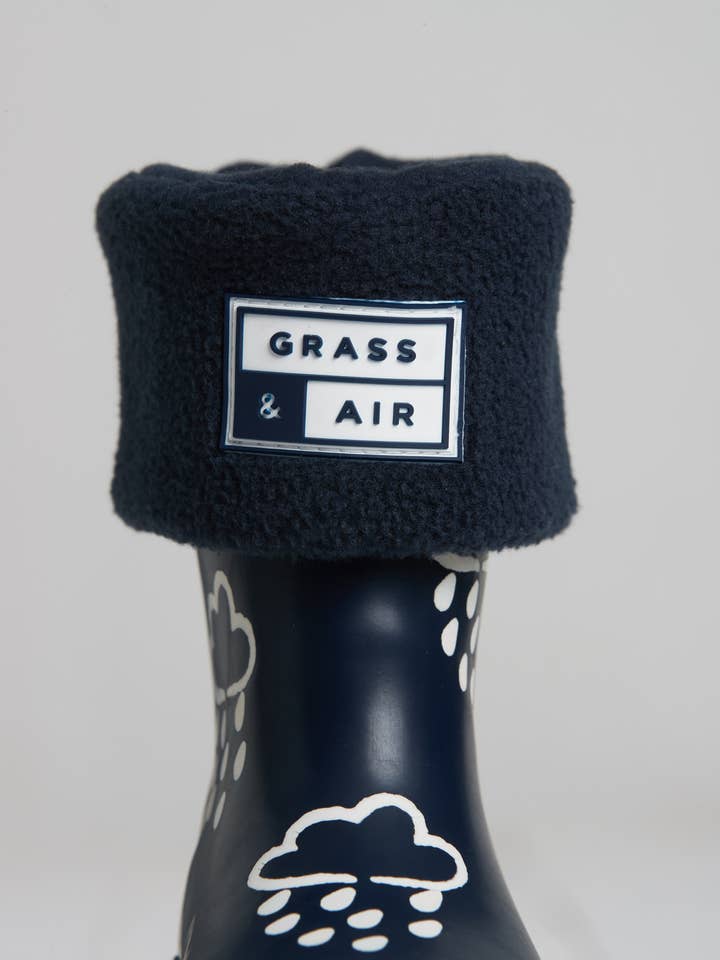 Grass & Air – Großhandel Gummistiefel – Kinder – Kinder Gummistiefel in Marineblau