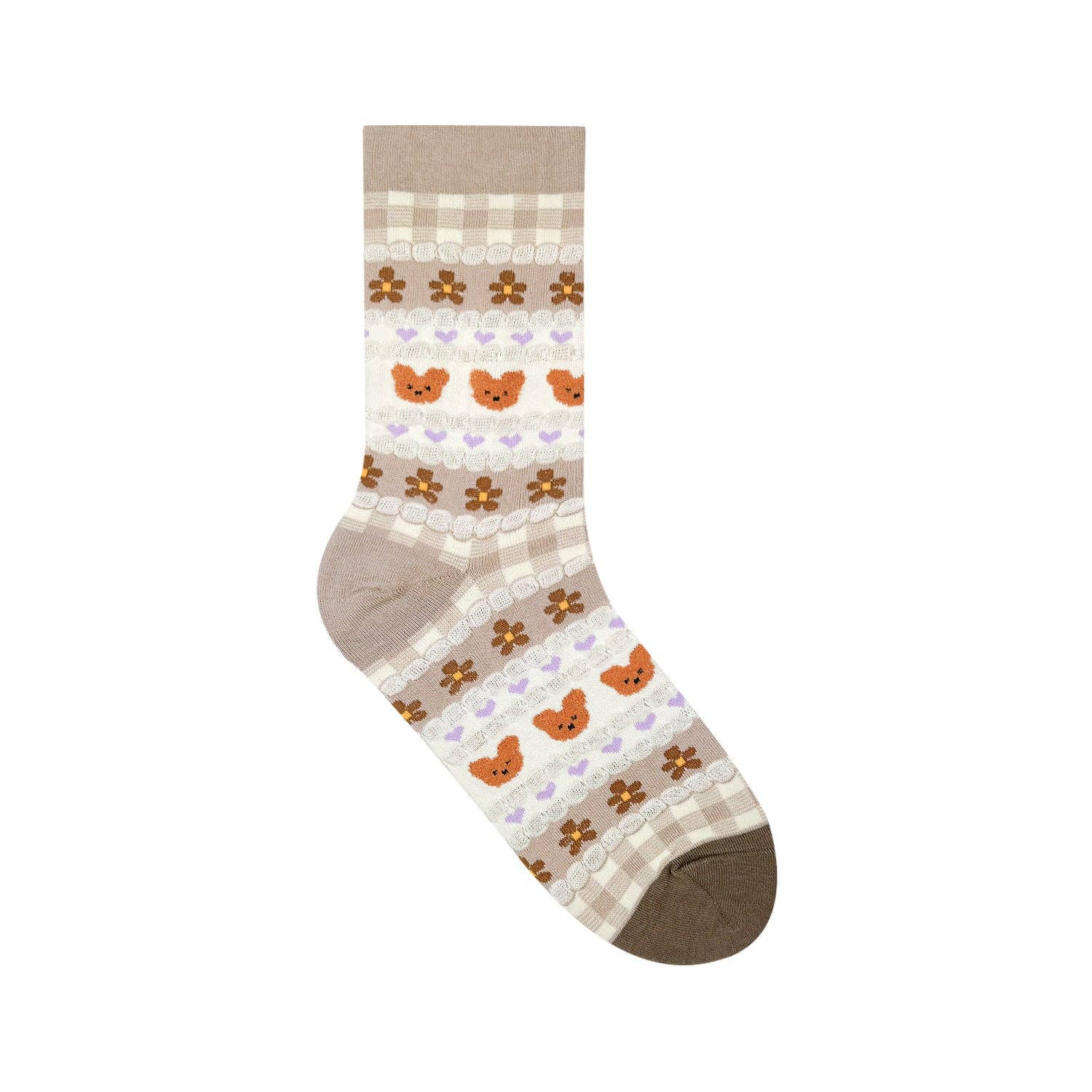 7DAYSSOCKS - Wholesale Socks - Women's - Women's Pastel Bear Crew Socks2