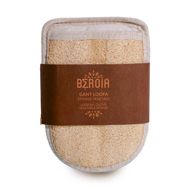 Loofah glove for wholesale by Beroia