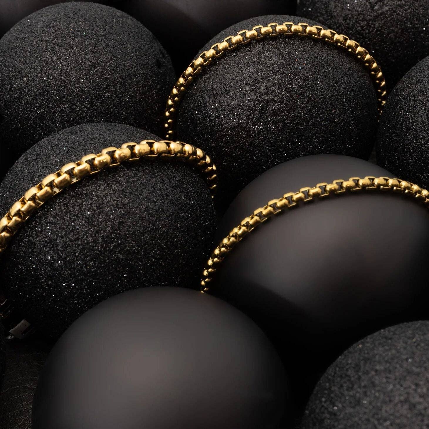 WJW - Wholesale Link & Chain Bracelet - 18K Gold PVD Chain Metal Clasp Men's Bracelet6