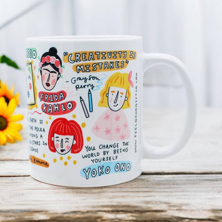 Feel Good Gift co. – wholesale Coffee mug – Inspirational Artist Quote Mug, Unique artist gift ideas1
