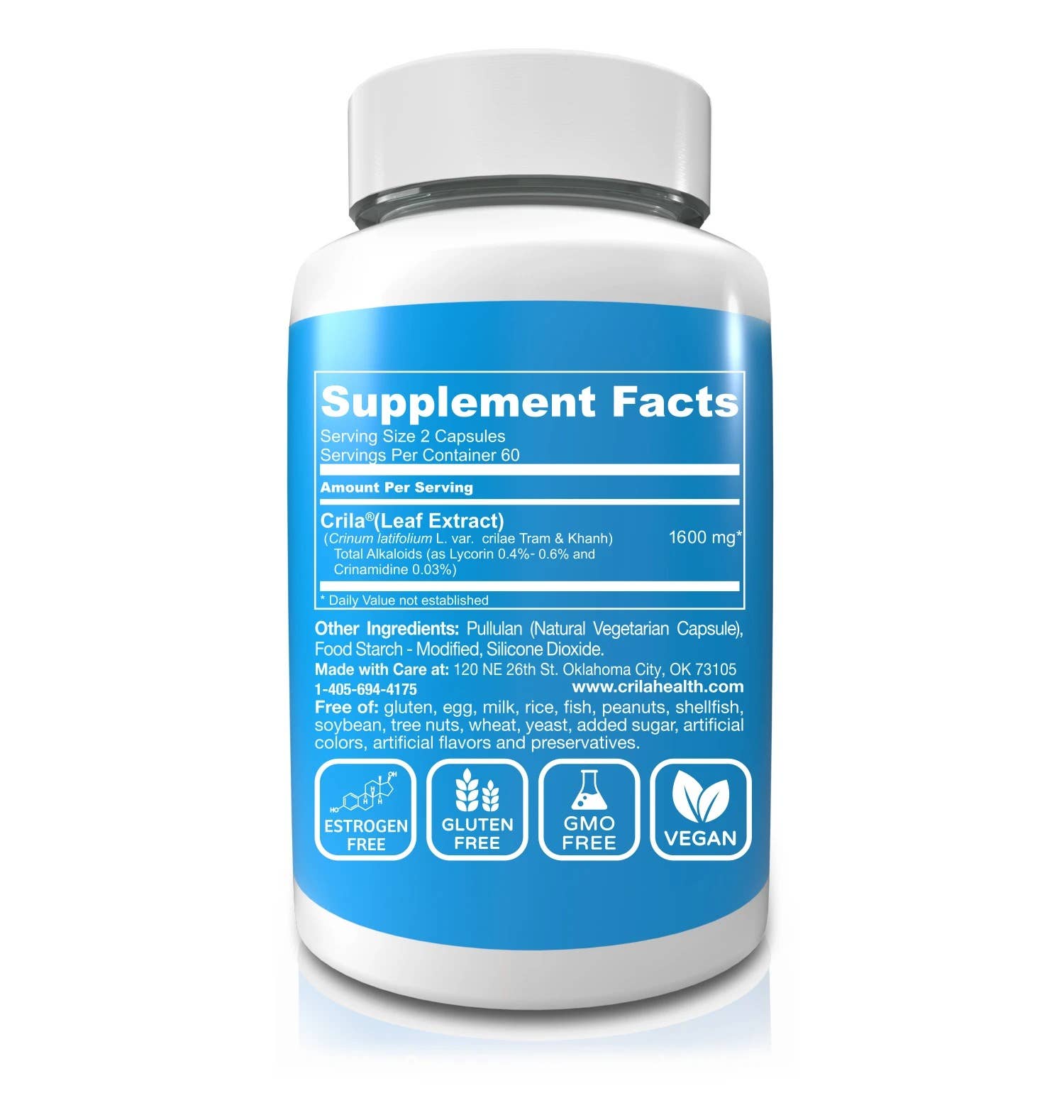 Crila Health - Wholesale Oral Supplement/Vitamin - Crila® 60ct - For Prostate Health2