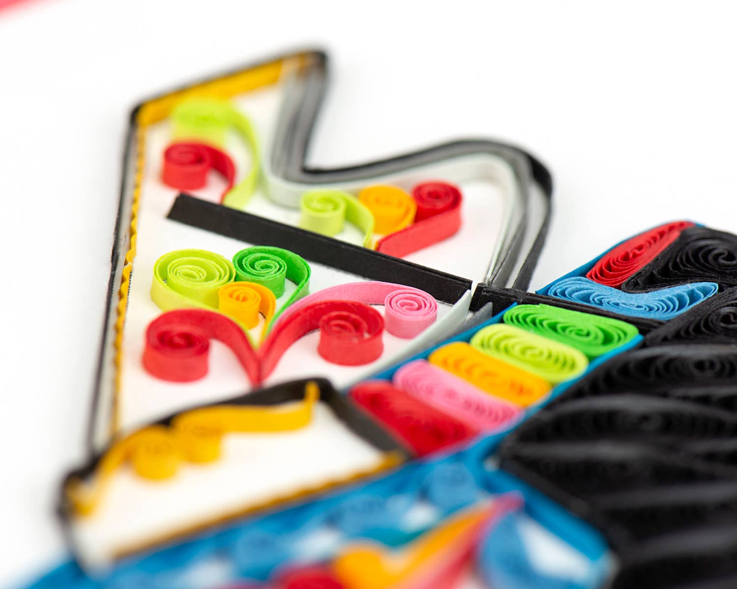 Quilling Card – Großhandel Grußkarten für den Alltag – Quilling-Klavier-Grußkarte1