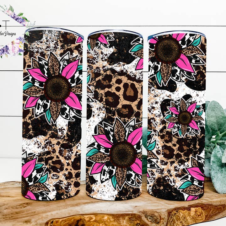 Sunflower Cow Print & Leopard for wholesale by Brooke Taylor Designs