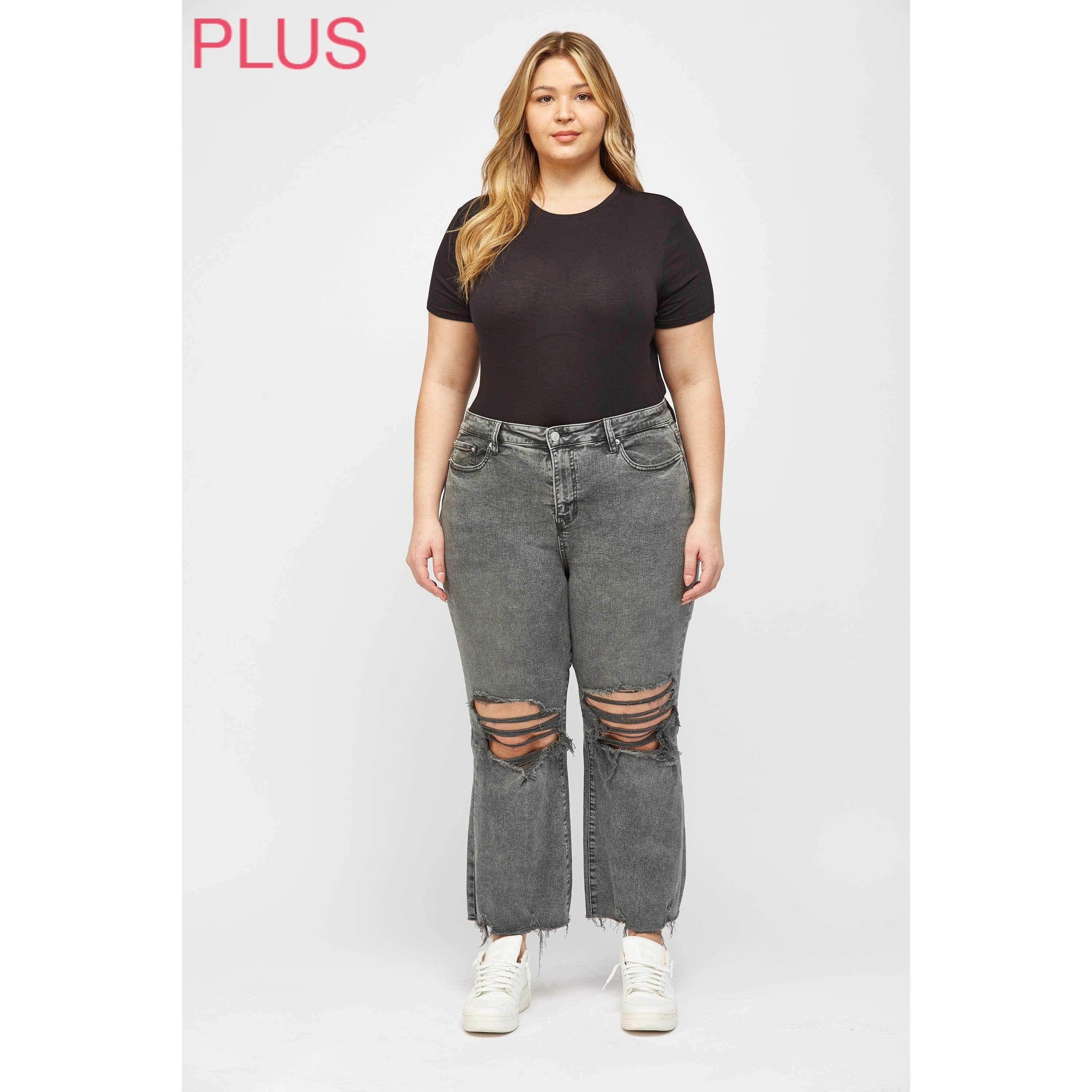 GRIS HIERRO LLAMARADA VINTAGE DE GRAN ALTURA de venta al por mayor en Faire1