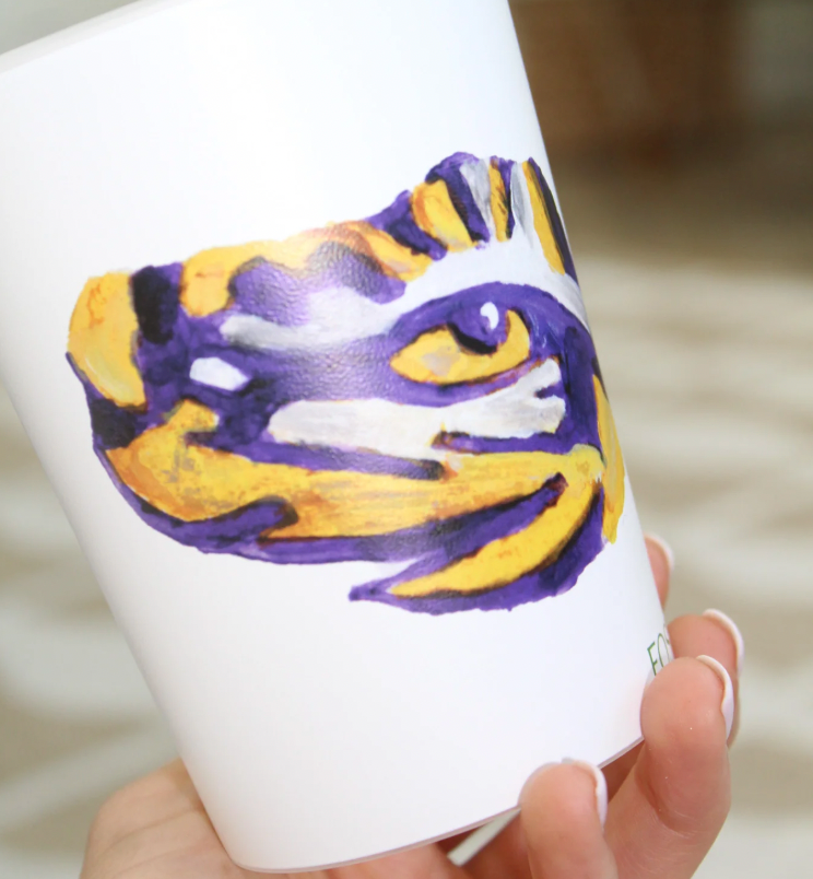 FOSTER - Wholesale Disposable Cup - LSU Tiger Eye Reusable Collegiate Cup Set3