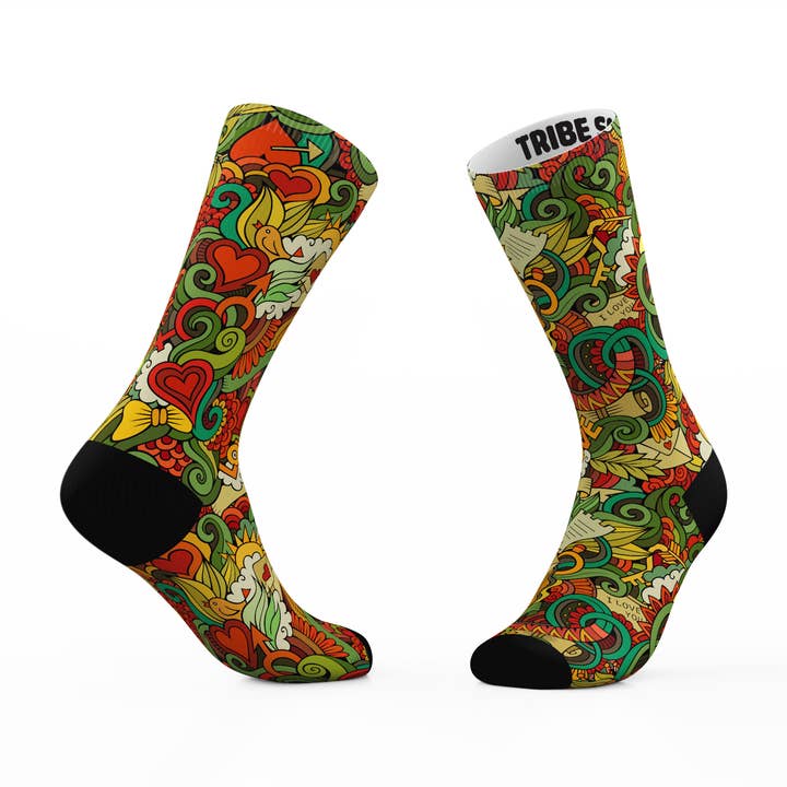 Love Letter Socks for wholesale by Tribe Socks