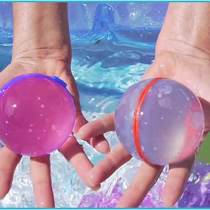 Lelaffet - Wholesale Beach/Pool Toy - Kids & Baby - Reusable Water Balloons For Kids | Magnetic Refillable Water1