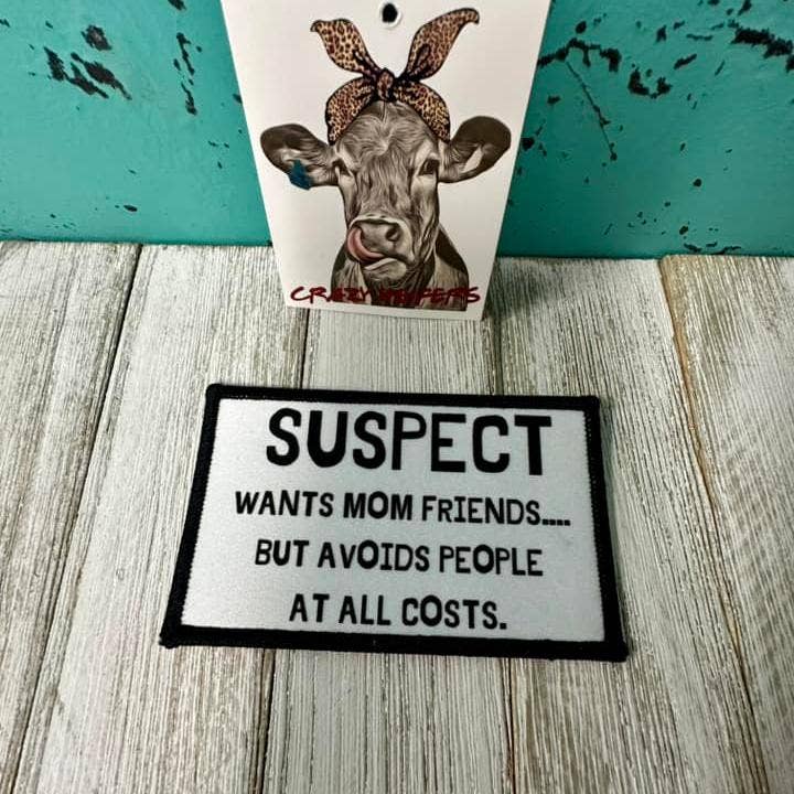 Crazy Heifers Wholesale - Wholesale Patch - DTF Patches Suspect-Iron on: Custom Option Available17