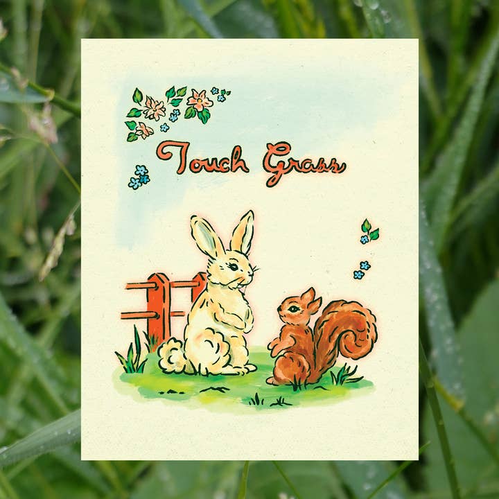 Everyday Antonia Mae - Wholesale Art Print - Touch Grass | 8x10 Print0