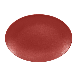 RAK Porcelain USA - Wholesale Platter - Neo Fusion Oval Coupe Platter - Magma (14.15"L)0