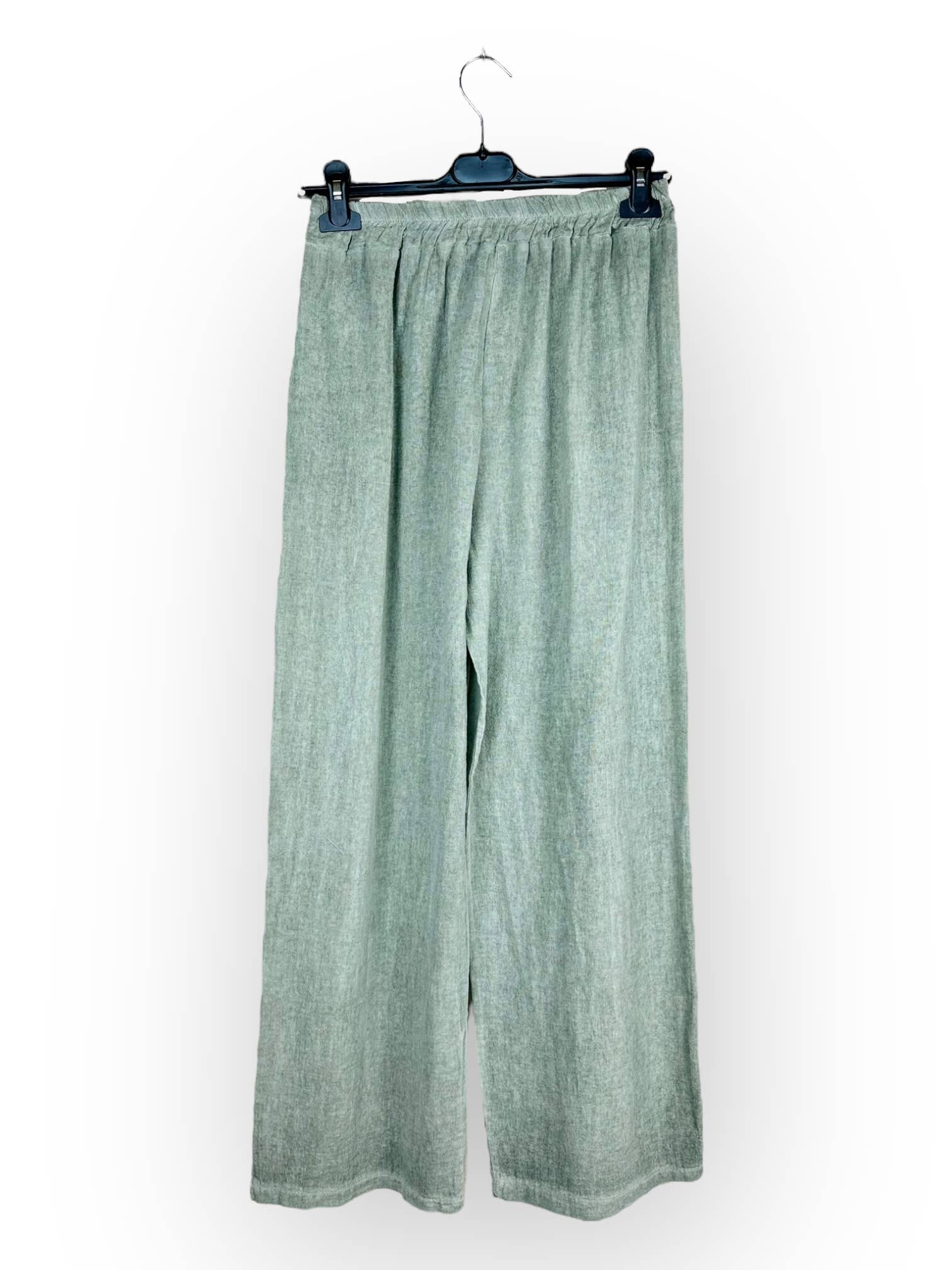 Lucky Nana - Wholesale Pants - Women's - SP 80374 - PLAIN LINEN AND COTTON PANTS21