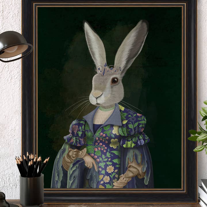 Ophelia Dolton Portrait,Promenade Limited Edition Art Print for wholesale by FabFunky Ltd