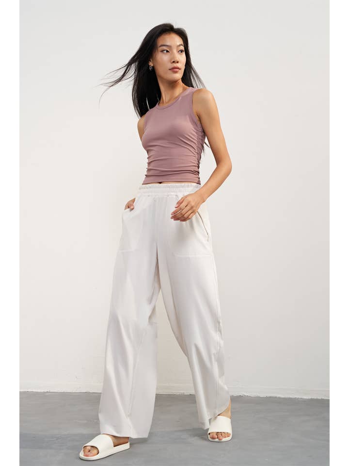 91thelabel - Wholesale Tank Top - Women's - Callista Everyday Active Ribbed Tank Top