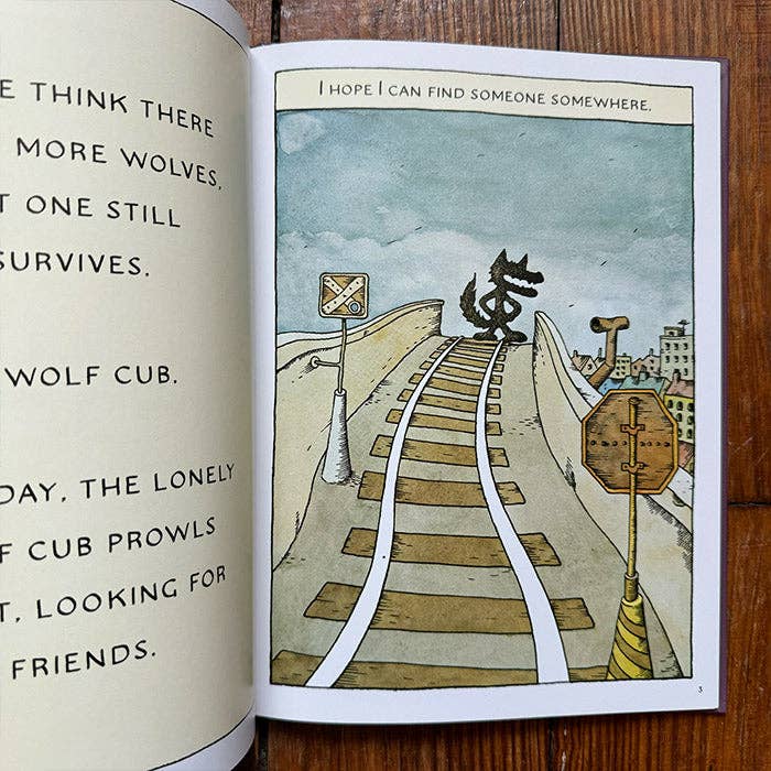 50 Watts – Romance gráfico por atacado – Afinal, Sou um Lobo - livro ilustrado clássico de Maki Sasaki3