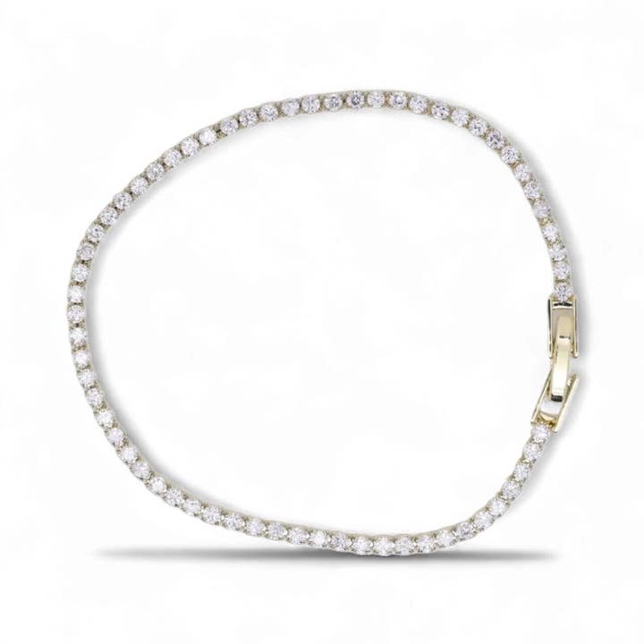 Bracciale Tennis Trasparente per la vendita all'ingrosso da parte di Meghan Bo Designs