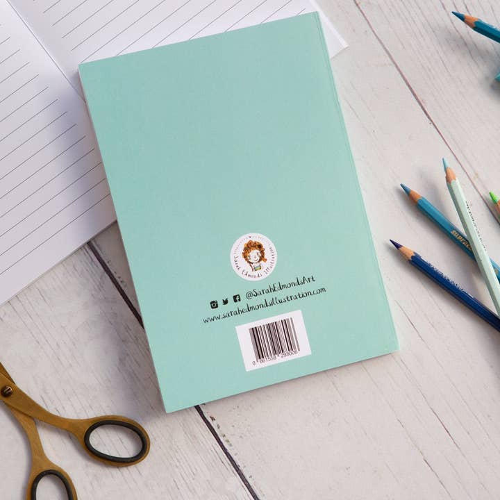 Sarah Edmonds Illustration - Wholesale Notebook - Tits A5 Recycled Bird Notebook