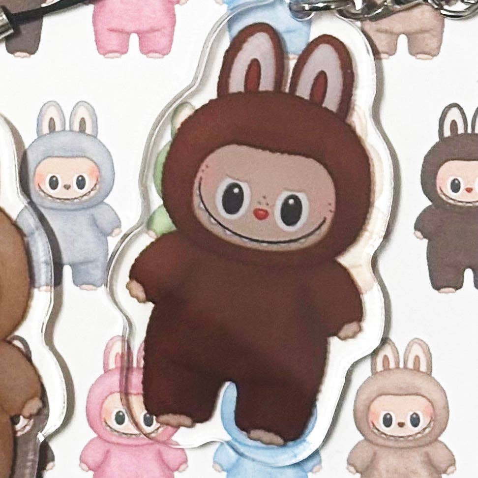 Parasol Paper - Wholesale Keychain - Women's - Labubu Exciting Macaron Series Mini Acrylic Charms7