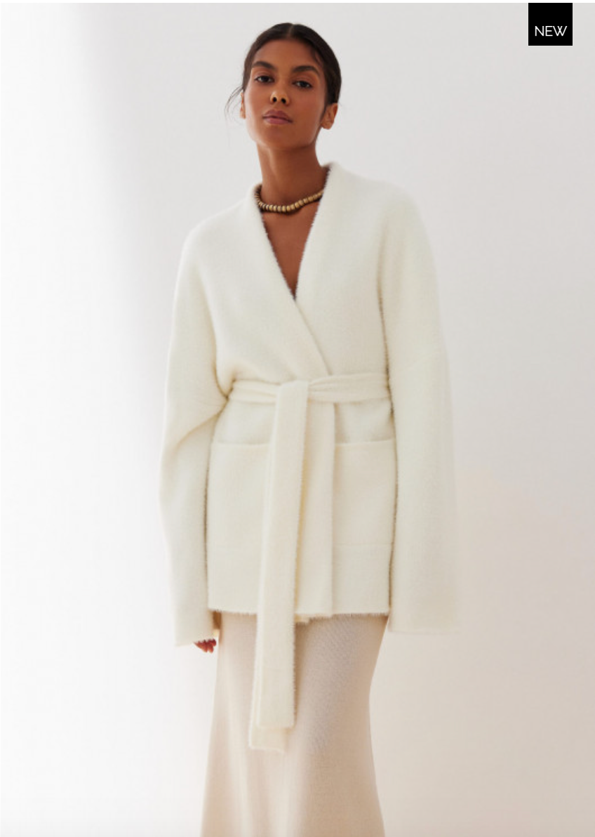 Nenya Fashion Limited - Wholesale Cardigan - Women's - Amber – Fluffy Yarn Kimono Cardigan6