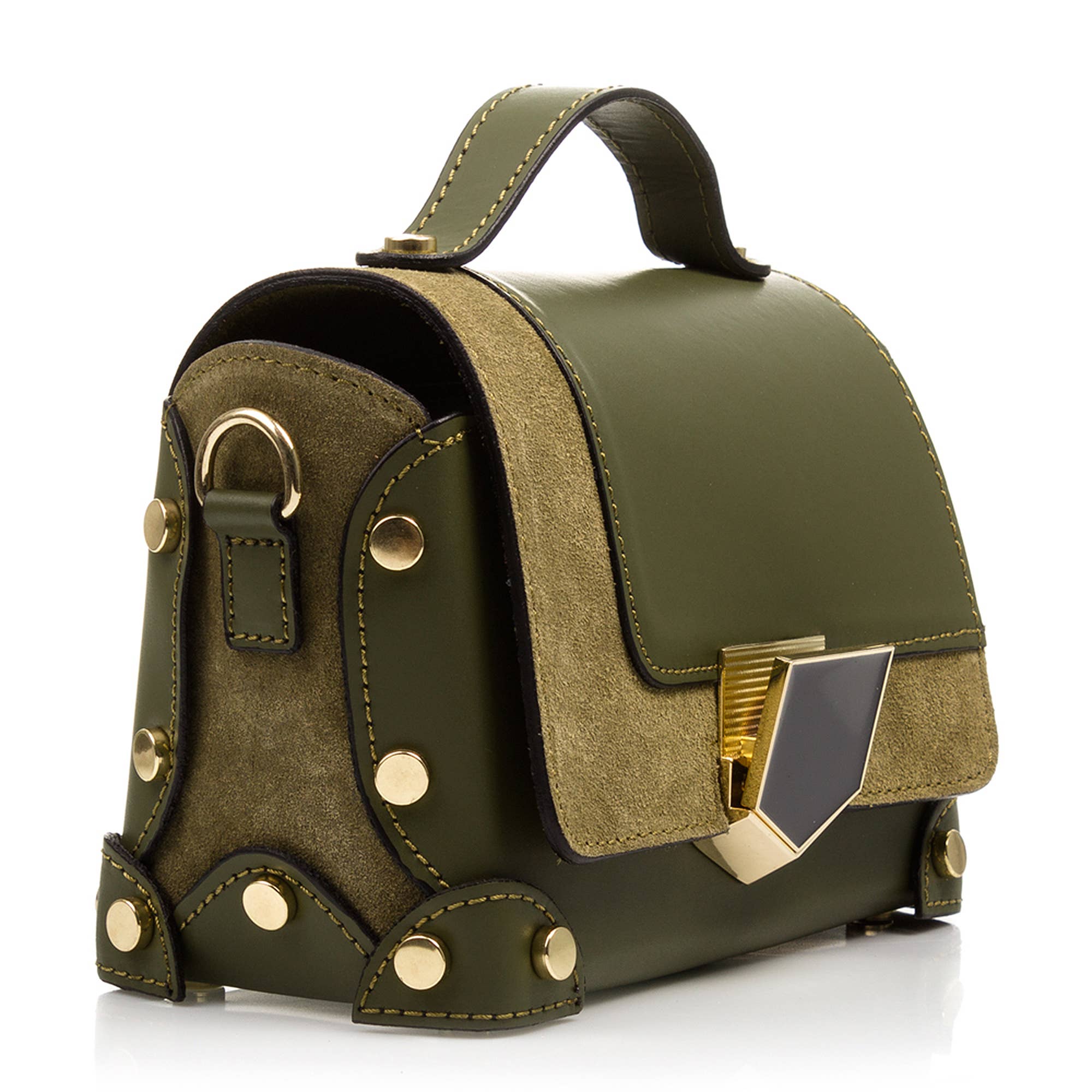 FIRENZE ARTEGIANI – Mala com alça superior – Mulher por atacado – Bolsa feminina Agerola. Couro genuíno Ruga Suede1