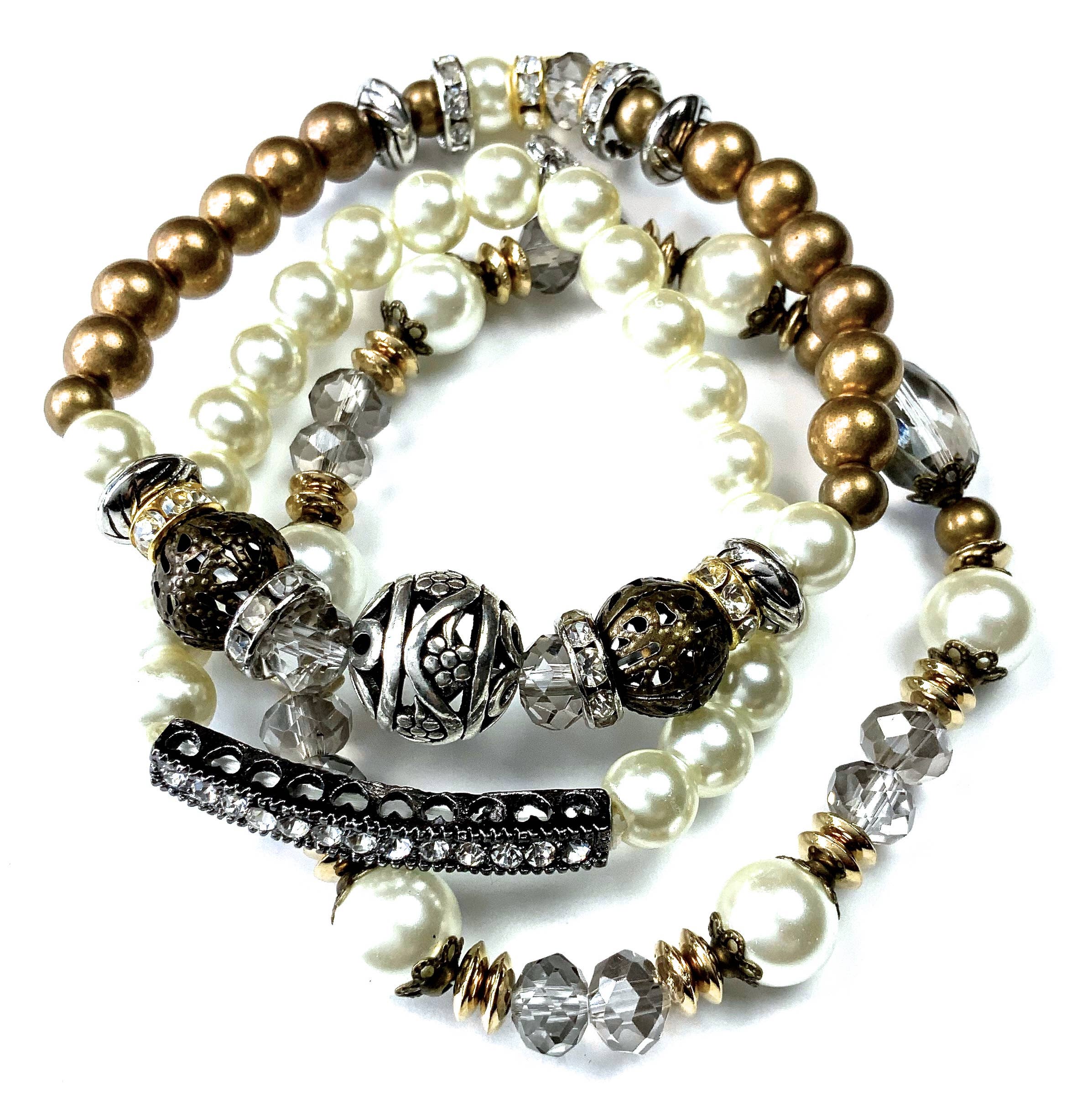 Lost & Found Trading - Wholesale Beaded Bracelet - TPG384 BR-Multi STD. Set