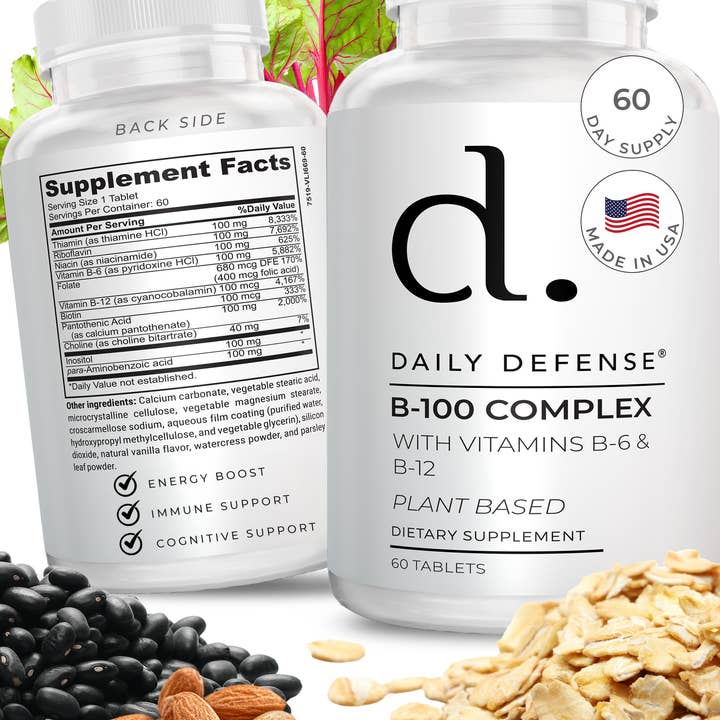 DAILY DEFENSE - Wholesale Oral Supplement/Vitamin - B-100 COMPLEX