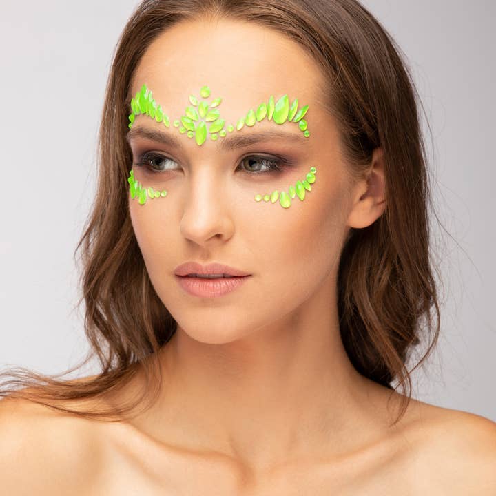 Moon Makeup - Wholesale Body Glitter/Shimmer - Neon UV Glow Blacklight Adhesive Gems, Jewels & Rhinestones17