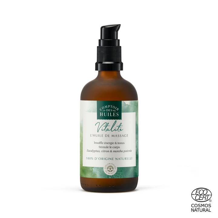 The Vitality Massage Oil Organic for wholesale by COMPTOIR DES HUILES
