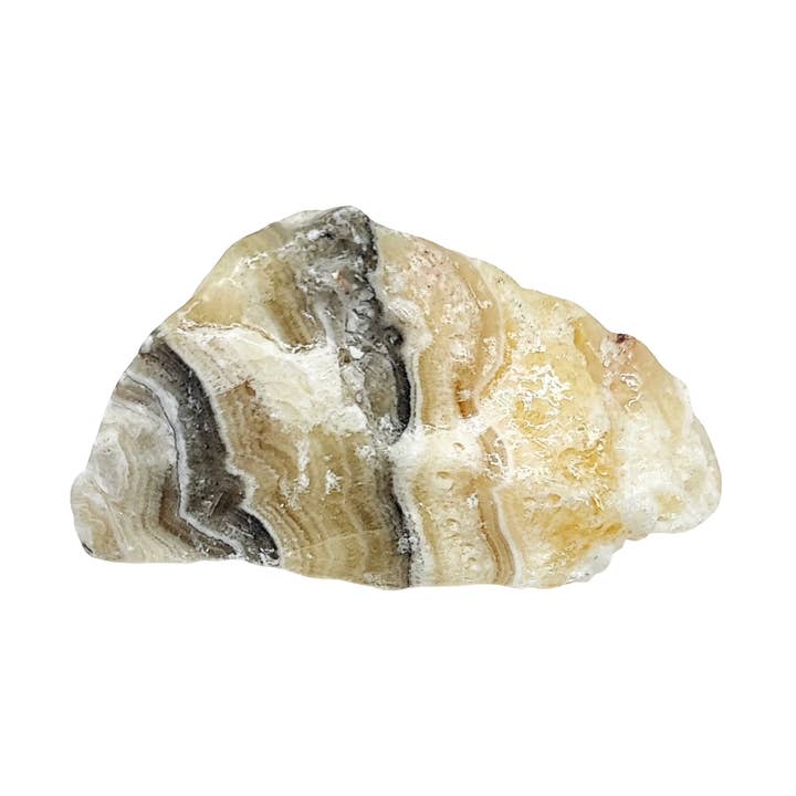Steen - Zebra Calciet - Ruw - Specimen - 30 g tot 99 g voor wholesale door Arômes & Évasions