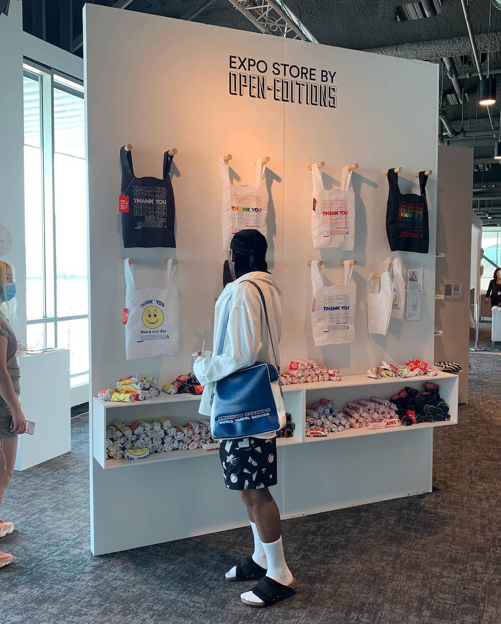 OPEN EDITIONS - Wholesale Tote Bag - Unisex - Thank You Tote // Poppy on Yellow // Lauren DiCioccio5