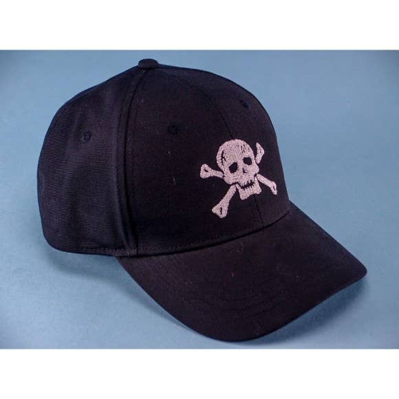 6-panel Embroidered Pirate Cap for wholesale by Nauticalia