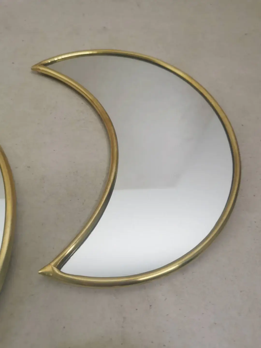 High crafty – Großhandel Wandspiegel – Mondspiegel mit goldenem Messingrahmen – Handgefertigter marokkanischer Mond13