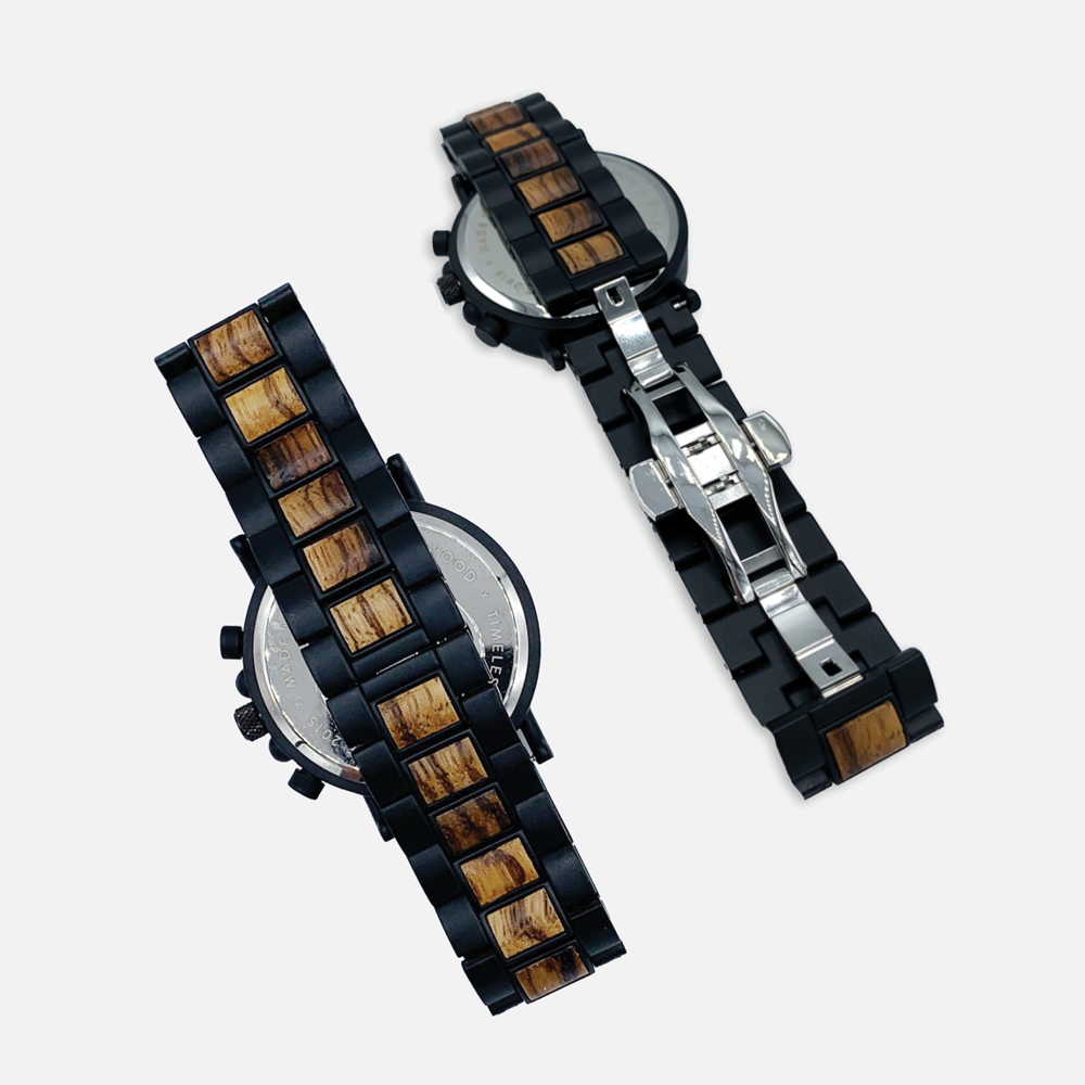 Oliver and the Sea - Wholesale Wrist Watch - Men's - Wood Watch w/Genuine Wood - the "Sailor"6