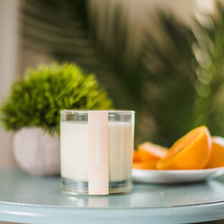 CITRUS SUNRISE 6 OZ CANDLE por atacado de ROSE LANE CO