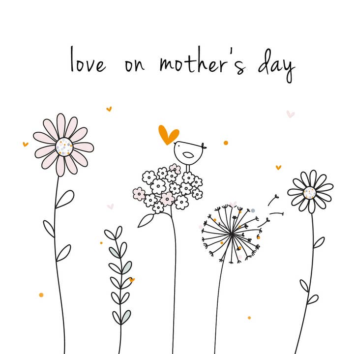 kærlighed på mors dag for engroshandel hos Belly Button Designs